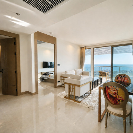 Апартаменты с 1 спальней 45м2 в The Riviera Ocean Drive