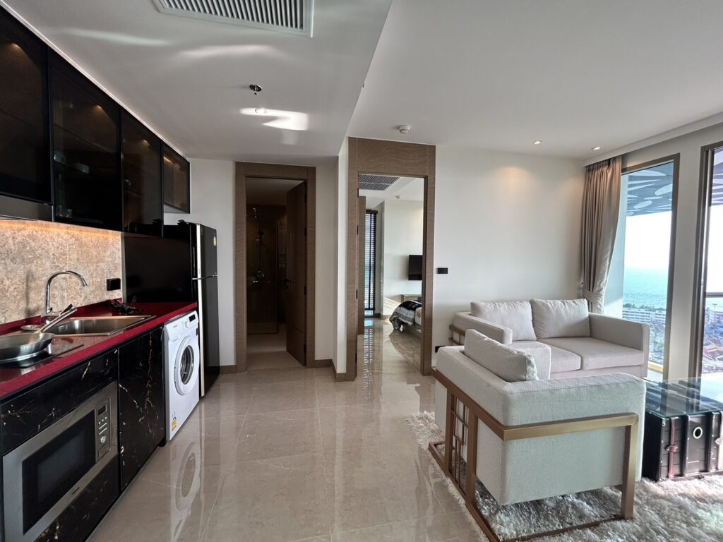 Апартаменты с 1 спальней 45м2 в The Riviera Ocean Drive