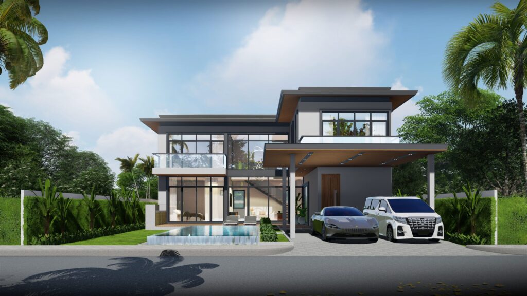 Вилла с 4-мя спальнями 342м2 в Zensiri Villas Koh Chang
