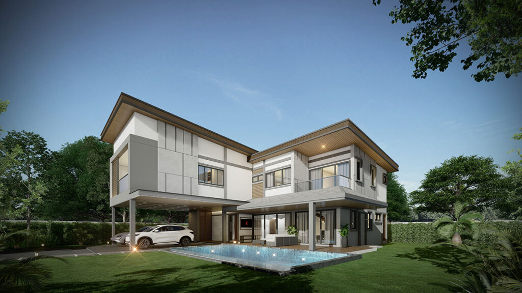 Five bedroom villa 417m2 in Zensiri Estate