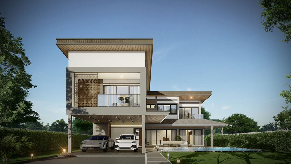 Five bedroom villa 417m2 in Zensiri Estate