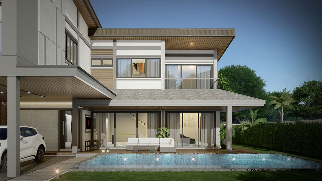 Five bedroom villa 417m2 in Zensiri Estate