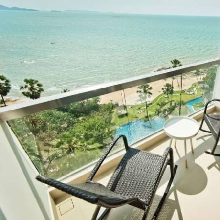 Квартира с 1-й спальней 47м2 в The Palm Wongamat