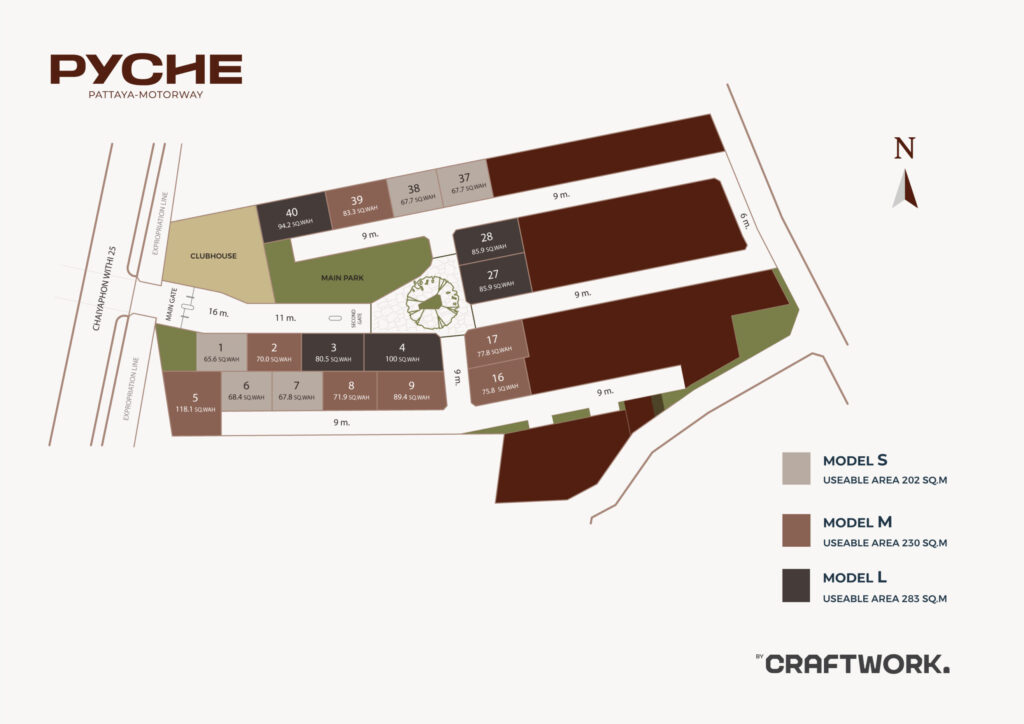 Вилла с 4-мя спальнями 202м2 в PYCHE Pattaya