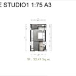 Studio 32m2 in The Panora Estuaria
