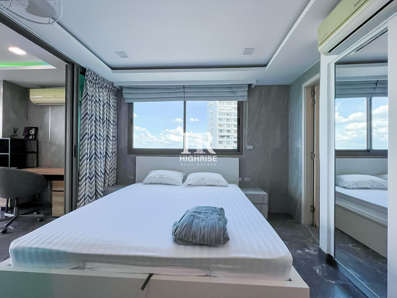 Квартира с 1-й спальней 47м2 в Wongamat Tower Condo