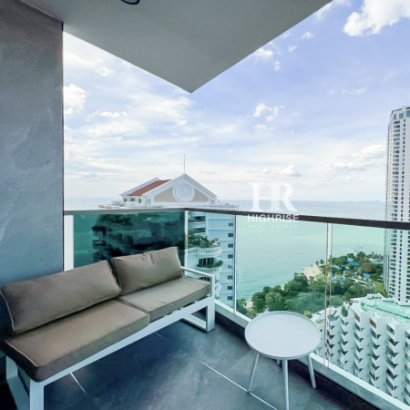 Квартира с 1-й спальней 47м2 в Wongamat Tower Condo